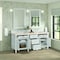 James Martin Vanities 72'' Double Vanity, Bright White w/ 3 CM Eternal Marfil Quartz Top 424-V72-BW-3EMR - alternate 3